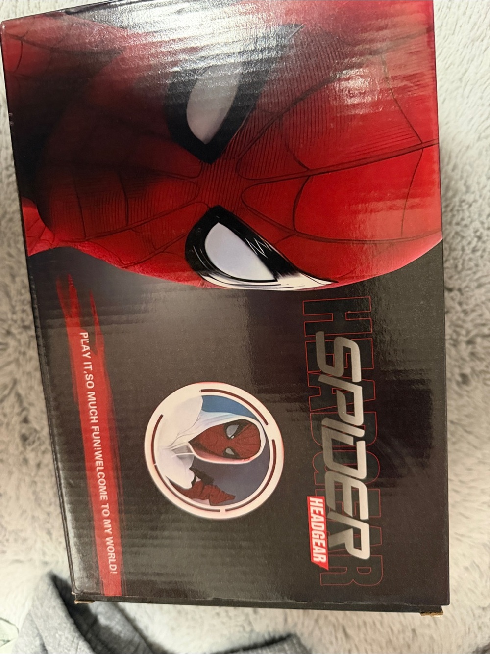 Spider-Man Headgear Box - Red and Black